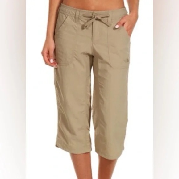 THE NORTH FACE - Horizon Betty UPF 50 Protection Drawstring Capri Shorts Sz 8 - Picture 1 of 6